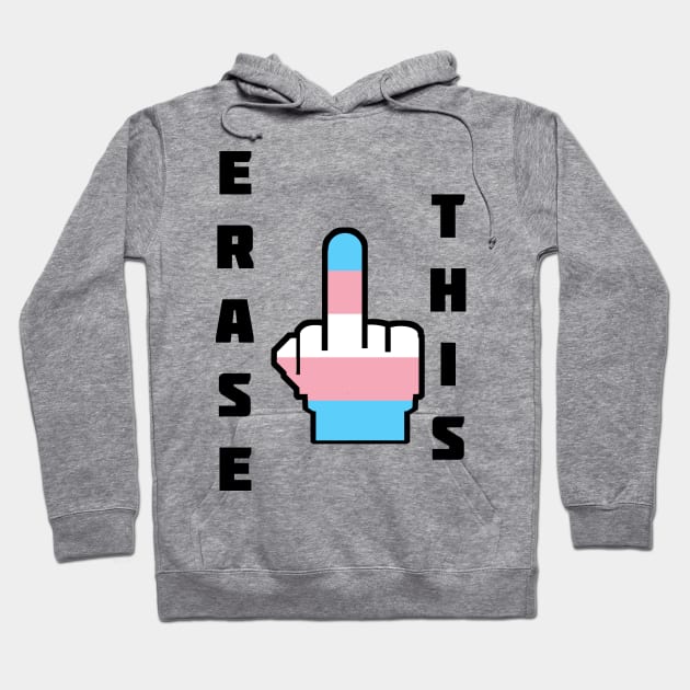 erase this! Hoodie by BoredisSam